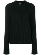 Calvin Klein 205w39nyc Side Stripe Sweater - Black