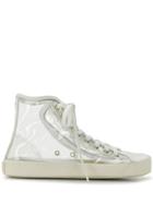 Maison Margiela Pvc High-top Sneakers - White