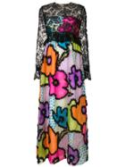 William Vintage Floral Lace Maxi Dress - Multicolour