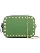 Valentino Micro 'rockstud' Shoulder Bag, Women's, Green