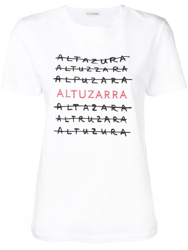 Altuzarra Graphic T-shirt - White