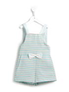 Hucklebones London Beach Stripe Playsuit, Toddler Girl's, Size: 2 Yrs