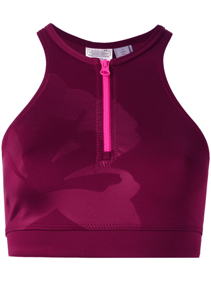 Adidas By Stella Mccartney Floral Bikini Top - Pink & Purple