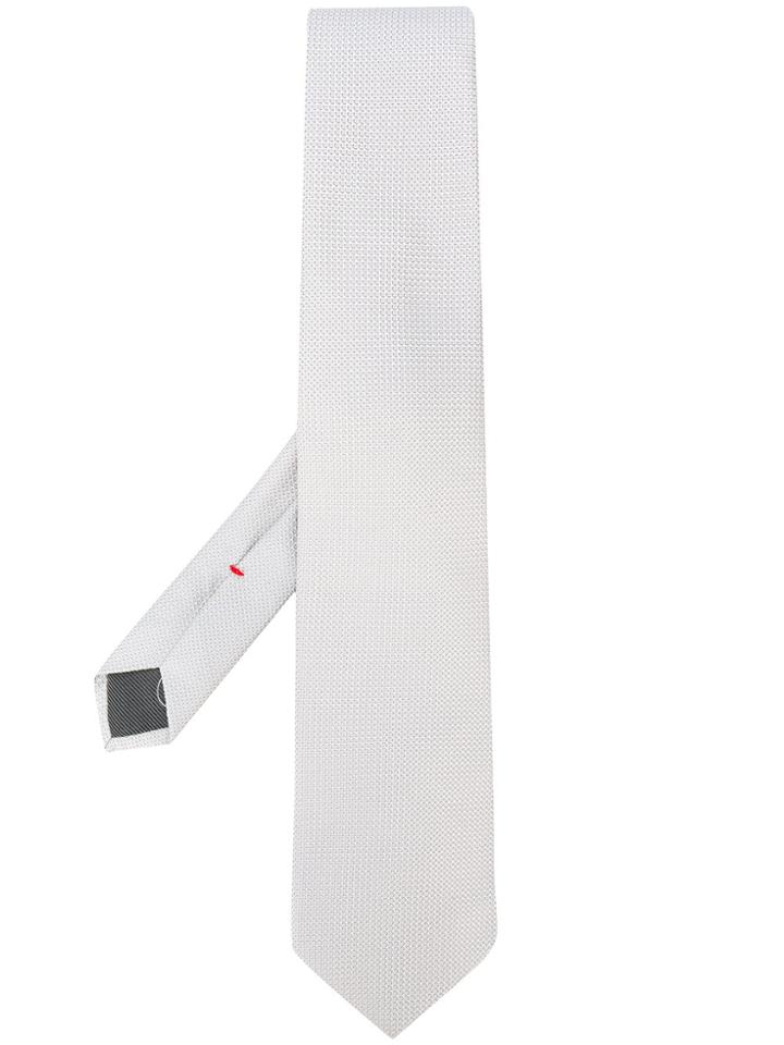 Dell'oglio Embroidered Tie - Nude & Neutrals