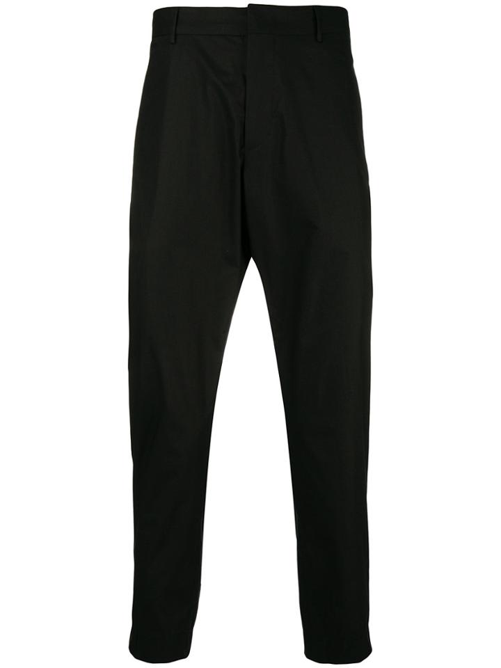 Pt Ghost Project Back Slit Tapered Trousers - Black