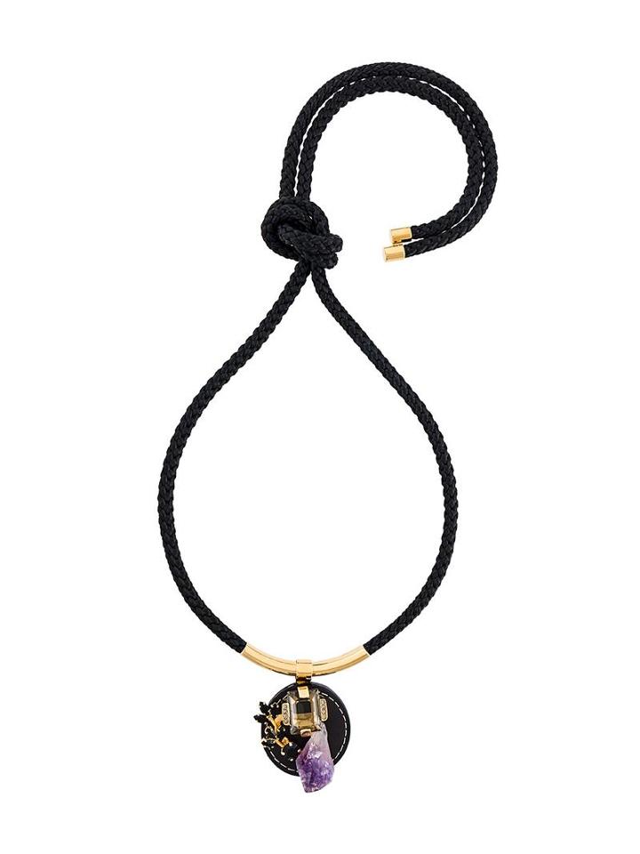 Marni Semiprecious Stone Necklace, Women's, Metallic