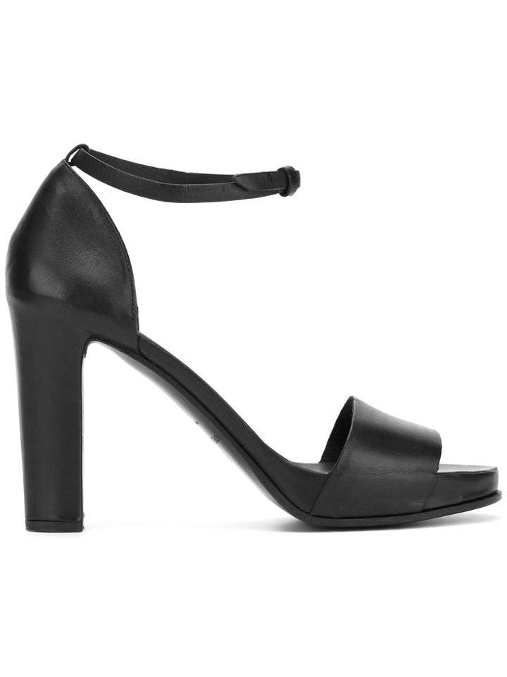 Roberto Del Carlo Chunky Heel Sandals - Black