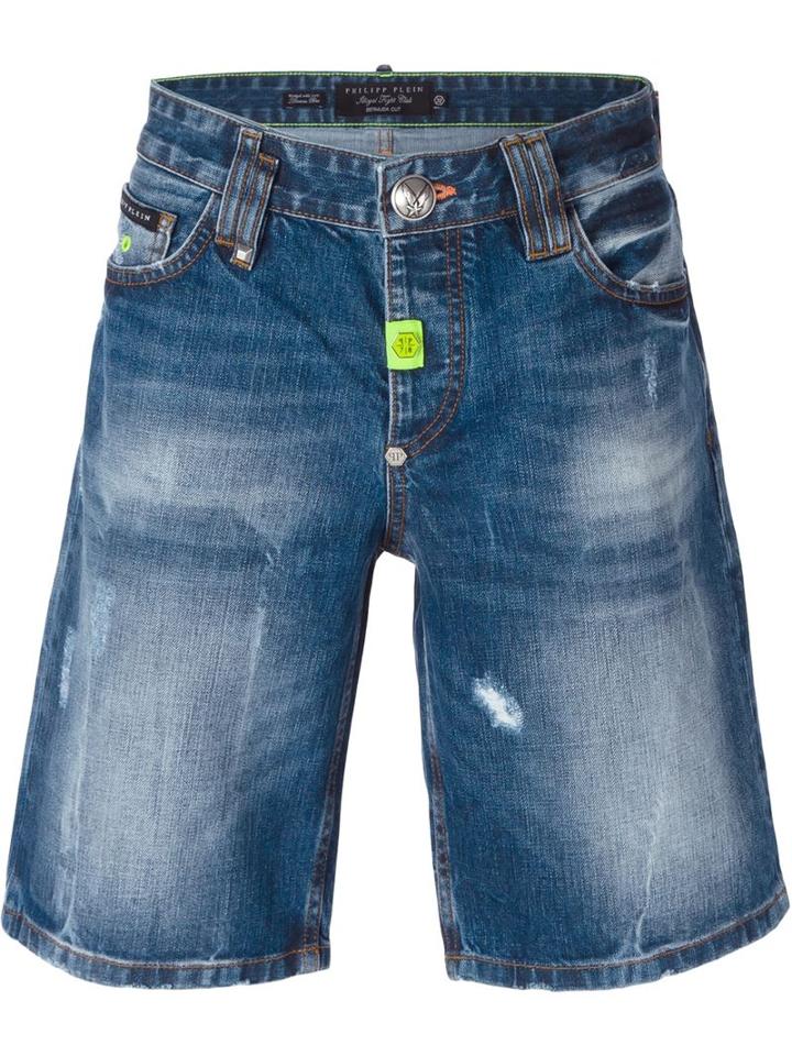 Philipp Plein 'goose' Denim Shorts