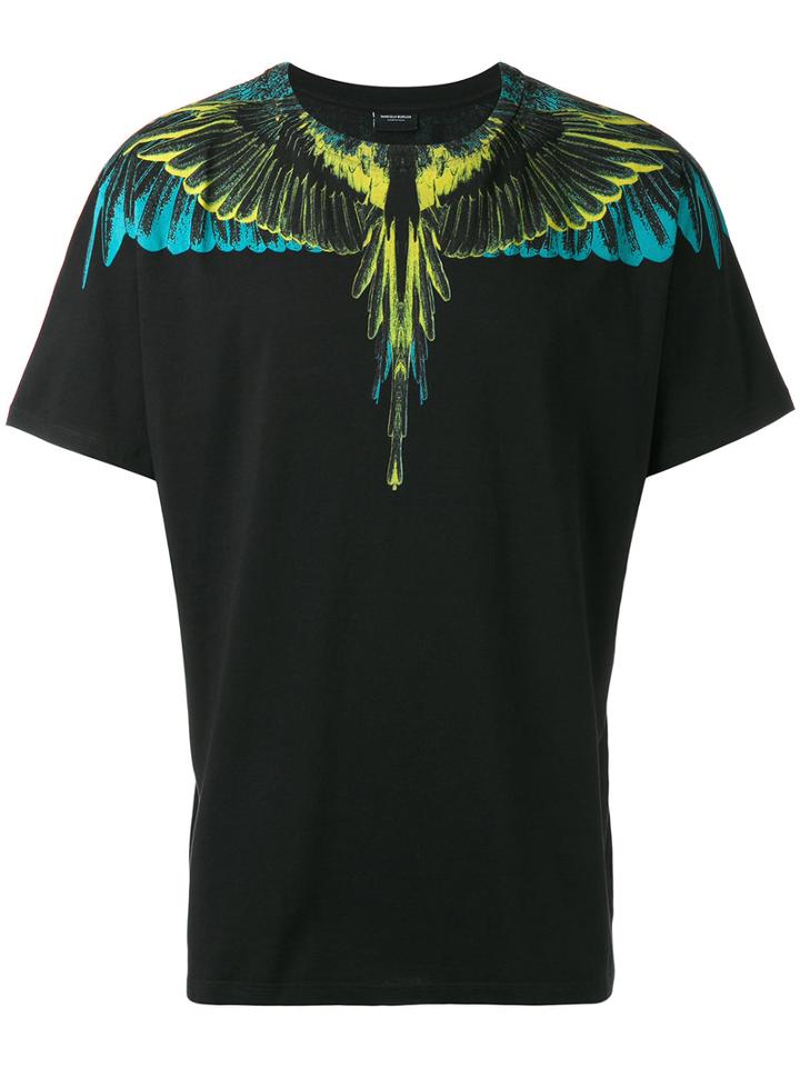 Marcelo Burlon County Of Milan - Valentine T-shirt - Men - Cotton - Xs, Black, Cotton