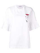 Vivetta Ivrea Frilled Sleeve T-shirt - White