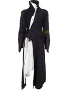 Aganovich Pirate Dress, Women's, Size: 38, Black, Silk/cotton