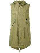 Mr & Mrs Italy Sleeveless Parka Coat, Women's, Size: Medium, Green, Cotton