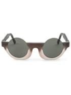 Kuboraum Julius X Kuboraum Round Frame Sunglasses, Adult Unisex, Pink/purple, Acetate