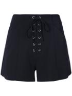 A.l.c. - Short Shorts - Women - Spandex/elastane/viscose - 2, Black, Spandex/elastane/viscose