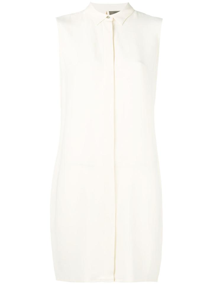 Tony Cohen - Fitted Dress - Women - Silk - 40, Women's, Nude/neutrals, Silk