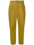 Kenzo Belted Tailored Trousers - Brown