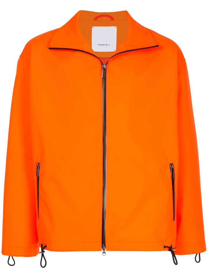 Ports V Lost In Love Windbreaker Jacket - Yellow & Orange