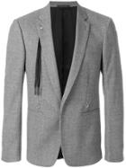 Alyx Lace Detail Blazer - Grey