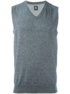Eleventy Knitted Vest, Men's, Size: Xxl, Grey, Cotton