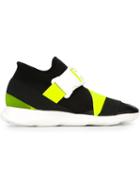 Christopher Kane Safety Buckle Sneakers, Men's, Size: 40, Black, Nylon/rubber
