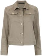 Andrea Marques Panelled Jacket - Green