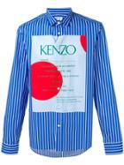 Kenzo Invitation Print Shirt - Blue