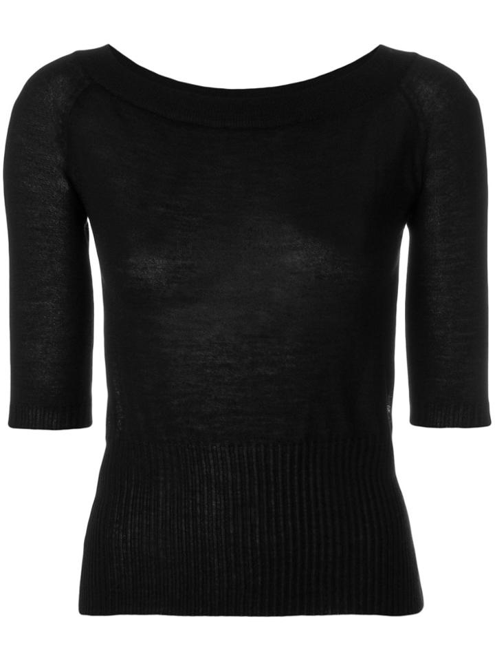 Antonio Marras Fitted Top - Black