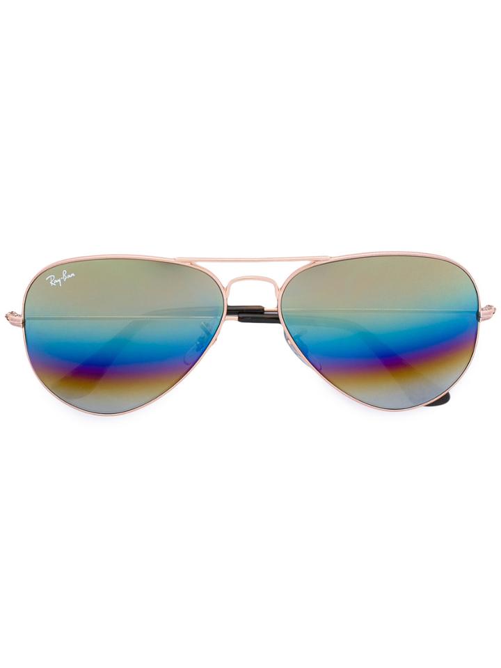 Ray-ban Rainbow Iii Sunglasses - Metallic