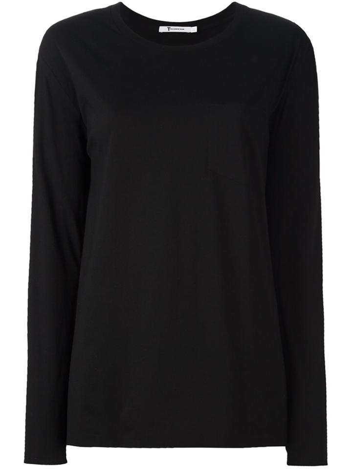 T By Alexander Wang Longsleeved T-shirt - Black