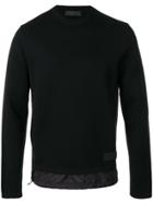 Prada Long-sleeve Fitted Sweater - Black
