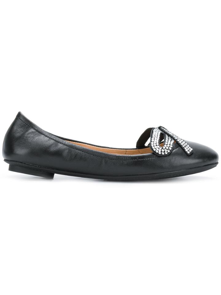 Marc Jacobs Willa Bow Ballerina Flats - Black