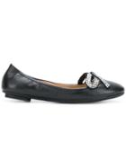 Marc Jacobs Willa Bow Ballerina Flats - Black