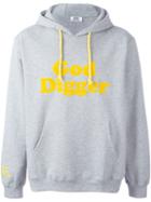 Gcds 'god Digger' Hoodie, Men's, Size: Medium, Grey, Cotton/polyester