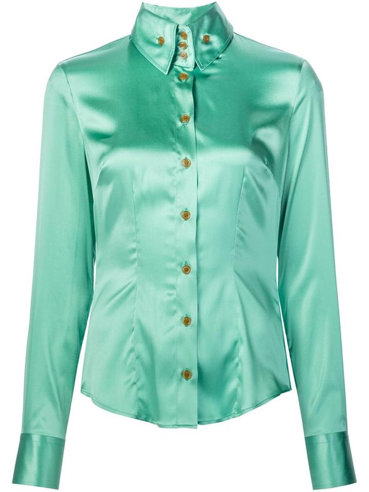 Vivienne Westwood High Button Down Shirt