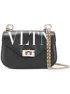 Valentino Vltn Shoulder Bag - Black