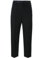 Alexander Wang Cropped Straight Leg Trousers, Women's, Size: 4, Black, Polyester/viscose/wool