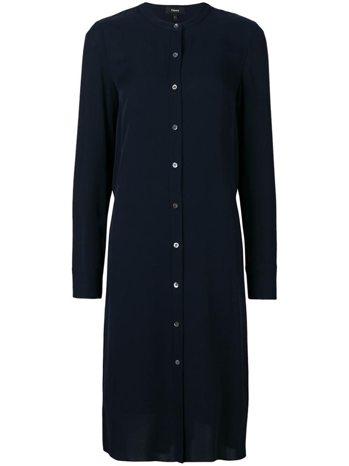 Theory Chemisier Dress - Blue