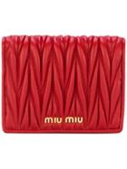 Miu Miu Fold Out Purse - Red