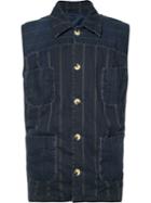 Vivienne Westwood Man - 'gig' Waistcoat - Men - Cotton/polyester - 48, Blue, Cotton/polyester