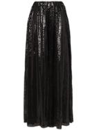 Deitas Sequin-embellished Palazzo Pants - Black