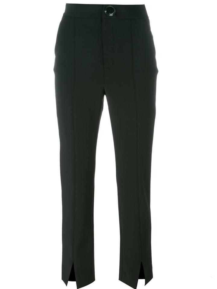 Opening Ceremony 'william' Trousers, Women's, Size: 2, Black, Cotton/polyamide/spandex/elastane