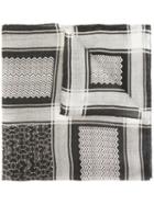 Givenchy Contrast Print Scarf