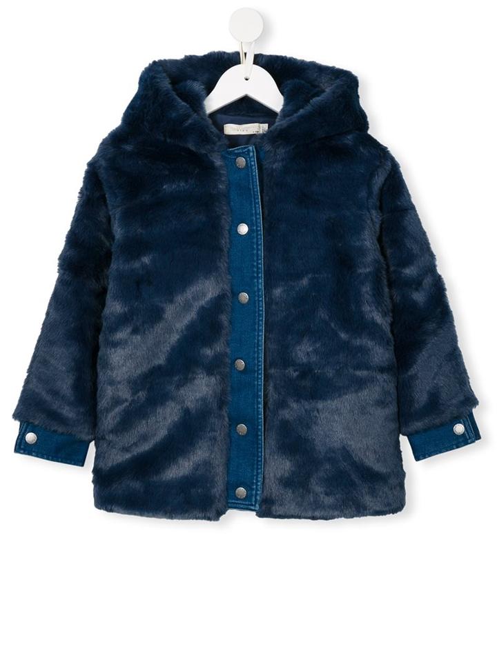 Stella Mccartney Kids 'treasure' Faux Fur Coat, Girl's, Size: 10 Yrs, Blue