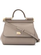 Dolce & Gabbana Mini Sicily Bag - Neutrals