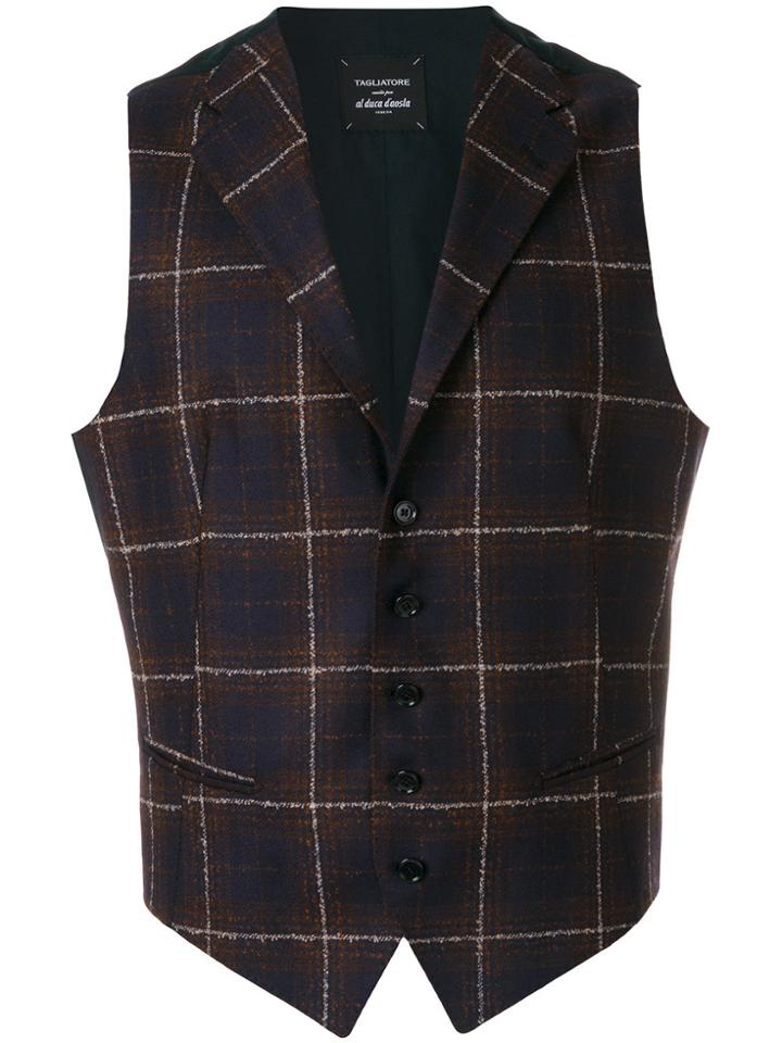 Tagliatore Dennis Waistcoat - Blue