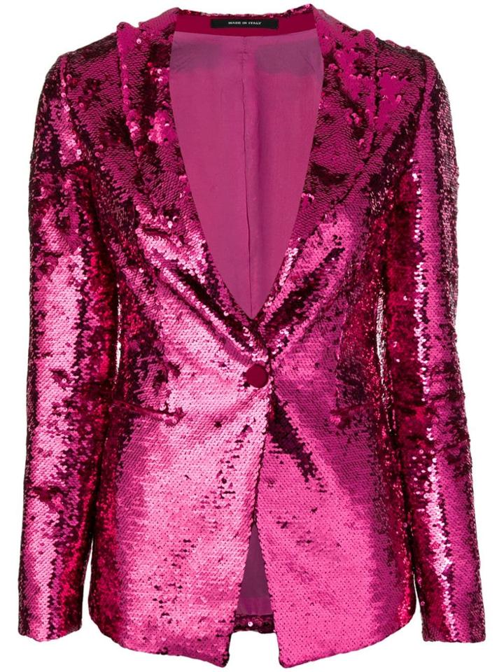 Tagliatore Gilda Sequin Blazer - Pink