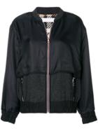 See By Chloé Contrast Bomber Jacket - Black