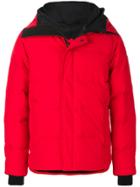 Canada Goose Hooded Padded Jacket - Red