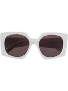 Courrèges Eyewear Cl 1907 Square-frame Sunglasses - White