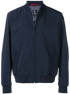 Fay Stretch Bomber Jacket - Blue